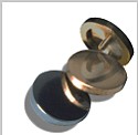 15mm FLAT HEAD MIRROR SCREWS ON 1 1/4" SCREWS - BOX OF 50